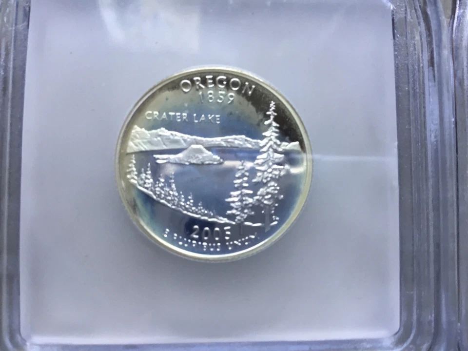 TONED 2005-S ICG Gem Proof PR70DCAM Silver 5 Coin Quarter Set - Image 4 of 4