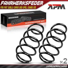 2x Federn Fahrwerksfeder Vorderachse für Fiat Doblo Cargo 263 Opel Combo X12