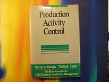 Steven Melnyk Production Activity Control Dow Jones Irwin Mfg. Business Book HC