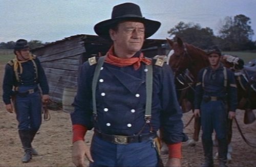 John Wayne Stil Lätzchen Vorne Kavallerie Hemd Größe 46 Pferd Soldaten 2022 - Bild 1 von 5