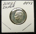 2002 S Silver Proof Roosevelt Dime # 0443