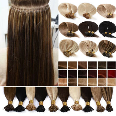 200 Strands I Tip Stick Pre-bonded Keratin 100% Remy Human Hair Extensions THICK