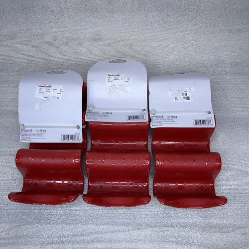 3x Prepara Multi Taco Holders Pottery Inspired Design Plastic Floral Pattern NEW - Picture 2 of 11