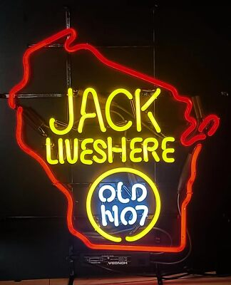 #ad Wisconsin WI State Map 20quot;x16quot; Neon Sign Light Lamp Beer Bar Pub Open Wall Decor $129.79