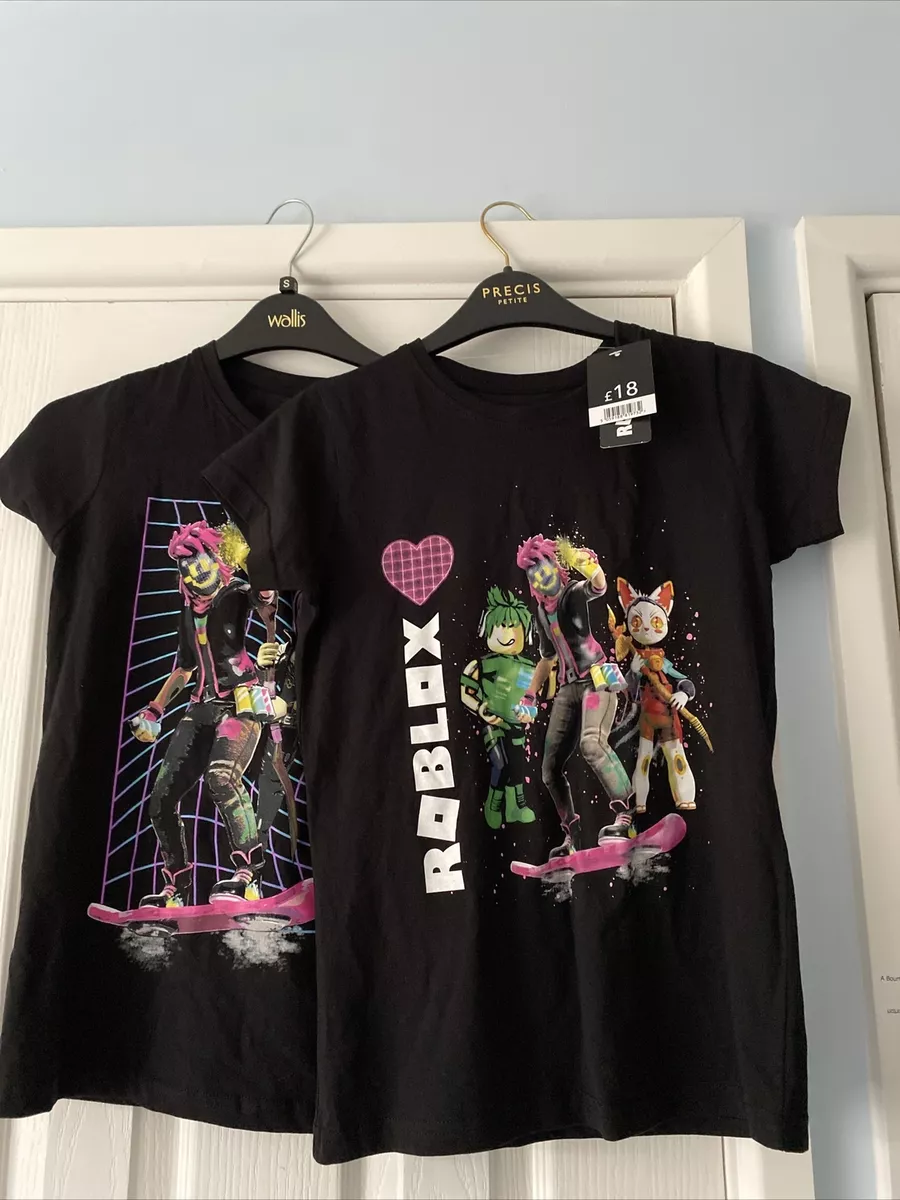 roblox girls t shirt pack of 2 size 11-12 years