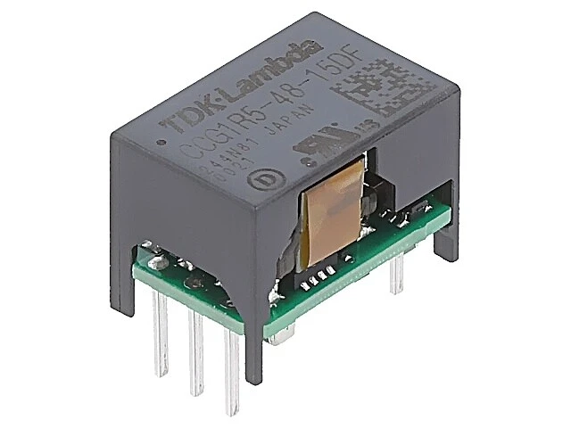 CCG1R5-48-15DF Wandler: DC/DC 1,5W UEing: 18-76VDC UAusg: 15VDC UAusg2: -15VDC T - Bild 1 von 1