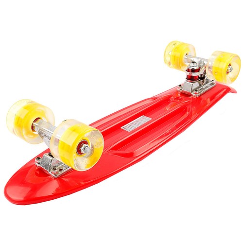 Mini-Board FunTomia LED Rollen Skateboard Cruiser board ABEC-9 + T-Tool + Gummi - Bild 39 von 64