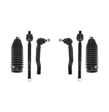 6 New Pc Inner Outer Tie Rod Ends Bellow Boots Suspension Kit for Toyota Sienna