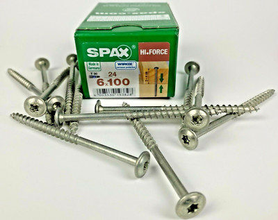 Spax Holzschraube HI.FOrce Teilgewinde Tellerkopf T-Star plus 6 x100mm 24 Stück