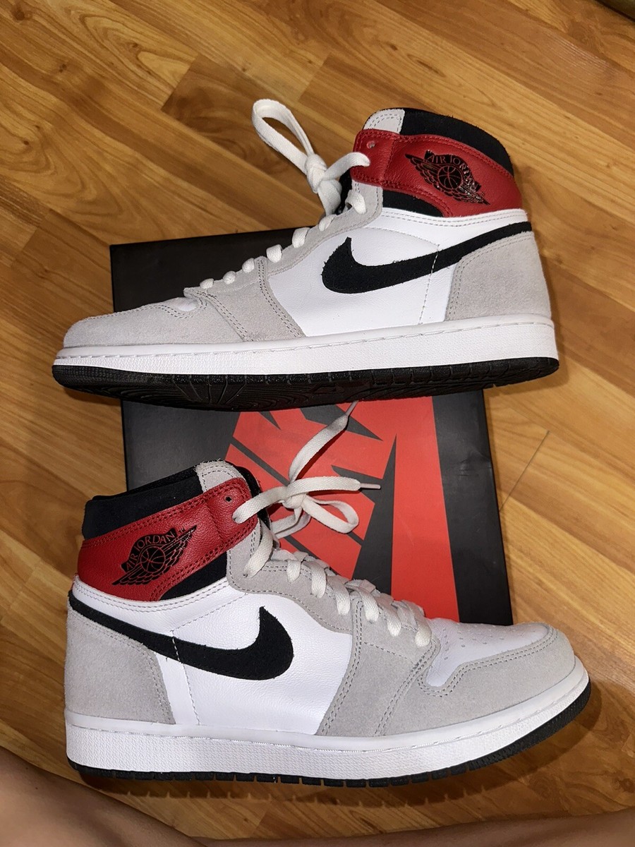 jordan 1 light smoke grey white laces