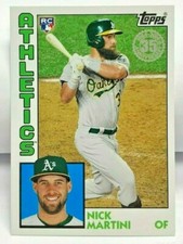 Nick Martini 2019 Topps MINI On Demand 1984 RC #84R-NM SP - OAKLAND A's
