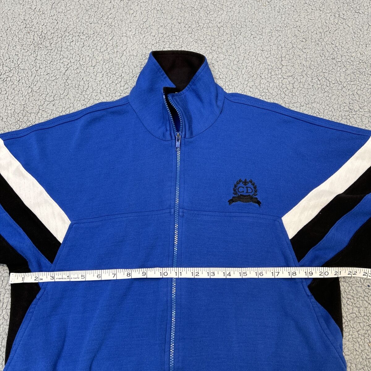 Vtg Christian Dior Monsieur Jacket Mens Size Large Blue Vtg Christian Dior Monsieur Jacket Mens Size Large Blue