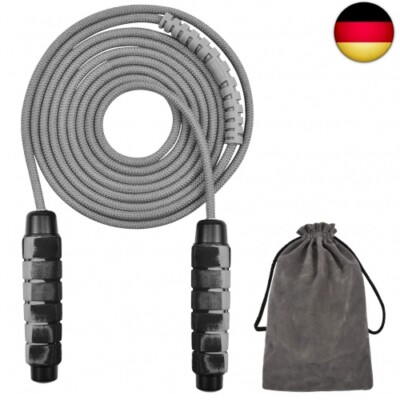 Chstarina Springseil Erwachsene, Speed Rope Verstellbar mit Kugellagern und