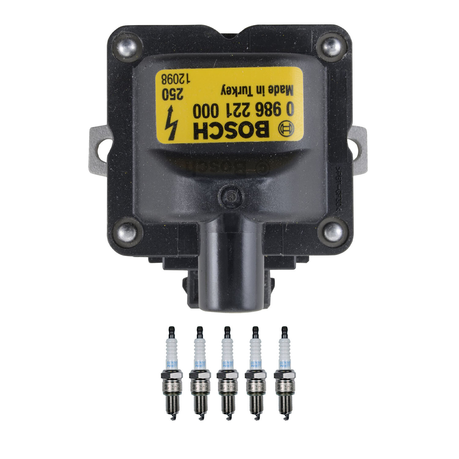 Bosch Ignition Coil Denso 5 Platinum TT Spark Plug Kit For EuroVan Camper 2.5 L5