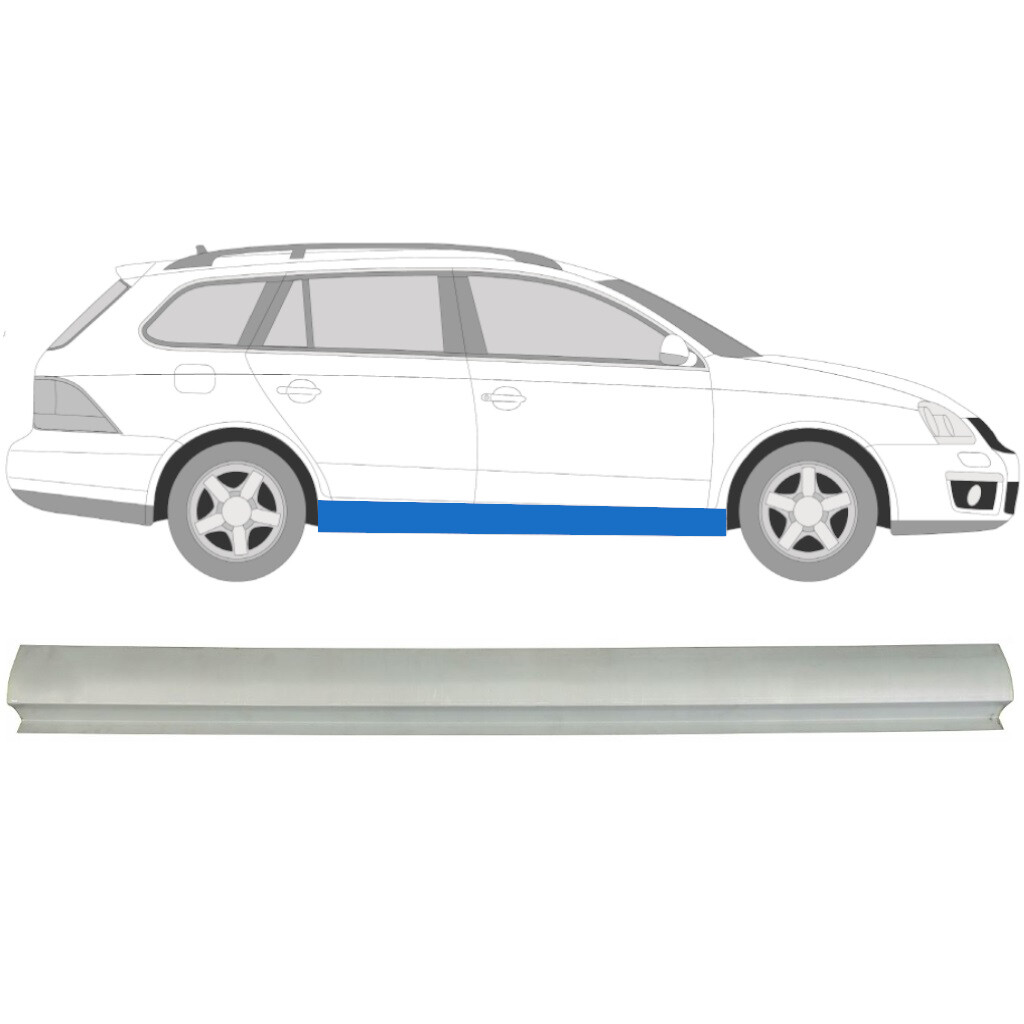 Para Volkswagen Golf Variant Jetta 05 - faldón reparación chapa derecha = izquierda