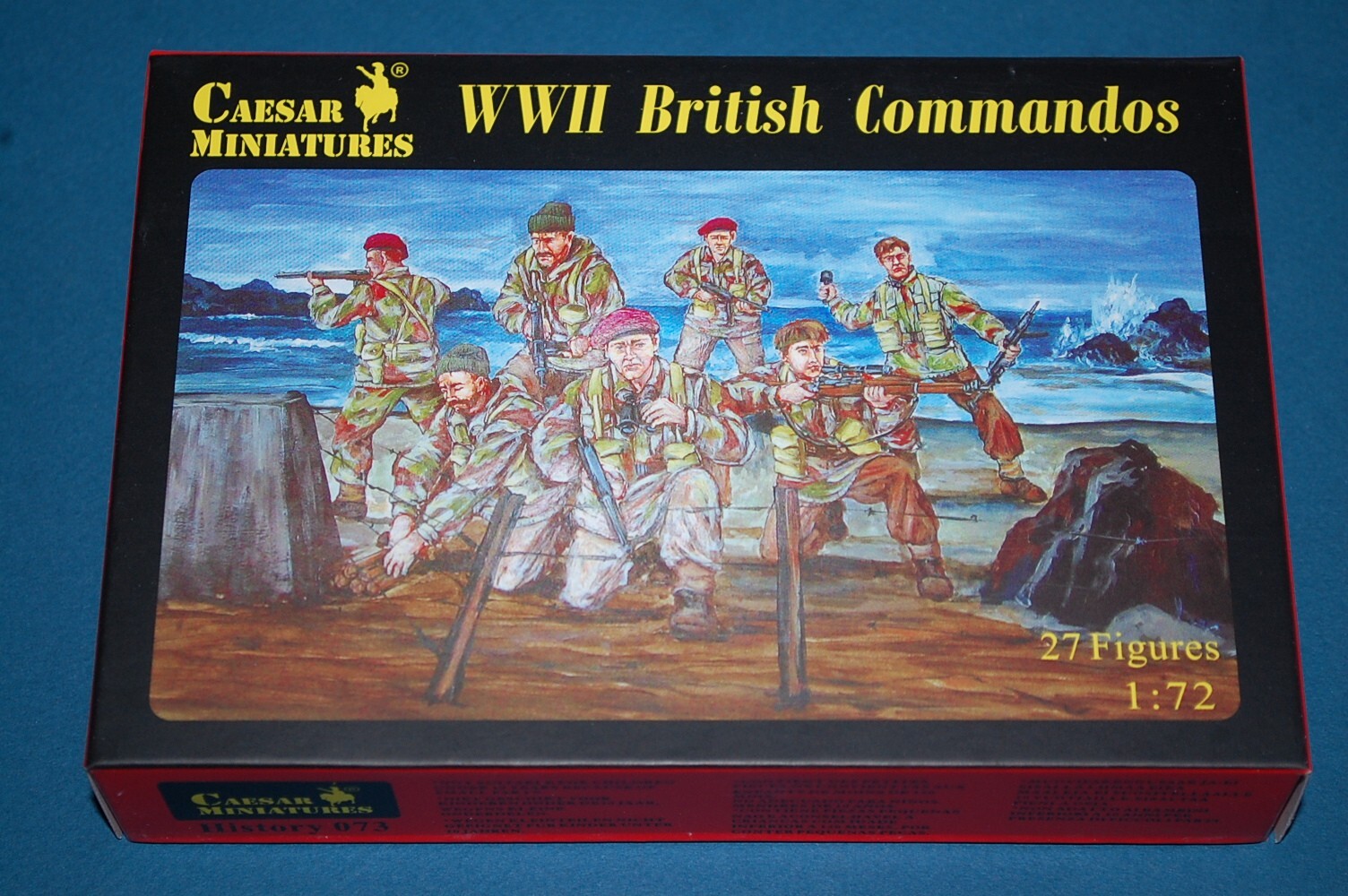 Caesar Miniatures History 073 - WWII British Commandos   scala 1/72