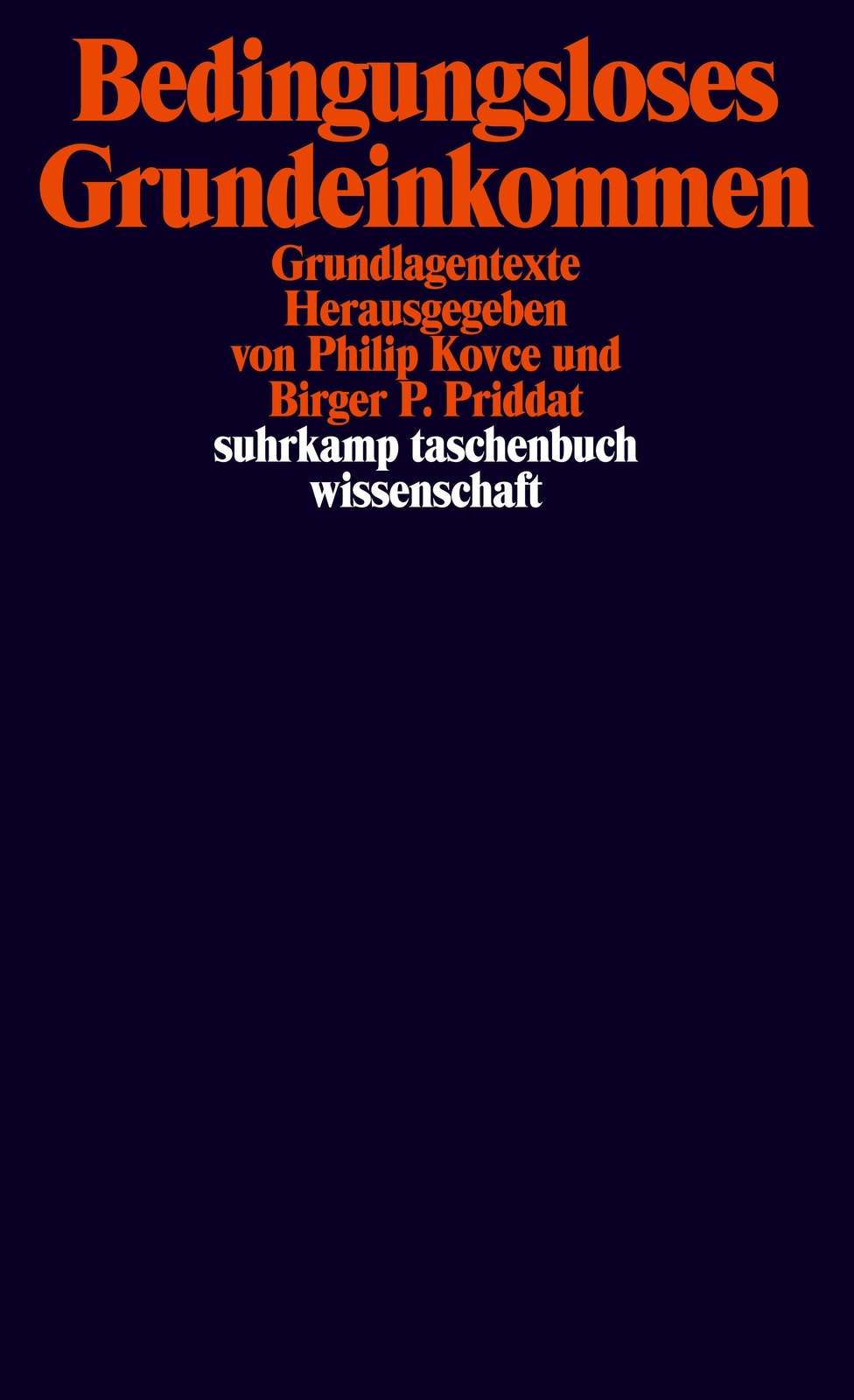 Thumbnail - Bedingungsloses Grundeinkommen | Grundlagentexte | Philip Kovce (u.