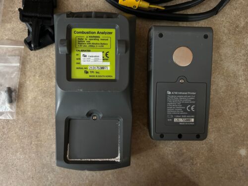 TPI 709 Combustion Analyzer W/ A740 Infrared Printer Flue Gas Analyzer DRC4-4 - Picture 4 of 9