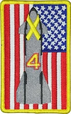 SpaceX Starship Flight 4 Yellow Ribbon patch