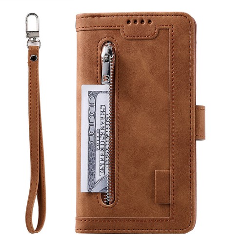 For OnePlus Nord/11/9/8/7T Pro/8T Multi Card Wallet Case Zip Leather Flip Cover - Picture 21 of 25