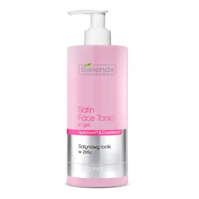 5904879004839 Satin Face Tonic In Gel satynowy tonik do twarzy w żelu 500ml Biel