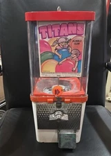 Vintage Komet King Koin 10 Cent Candy Dispenser Gumball Vending Machine 