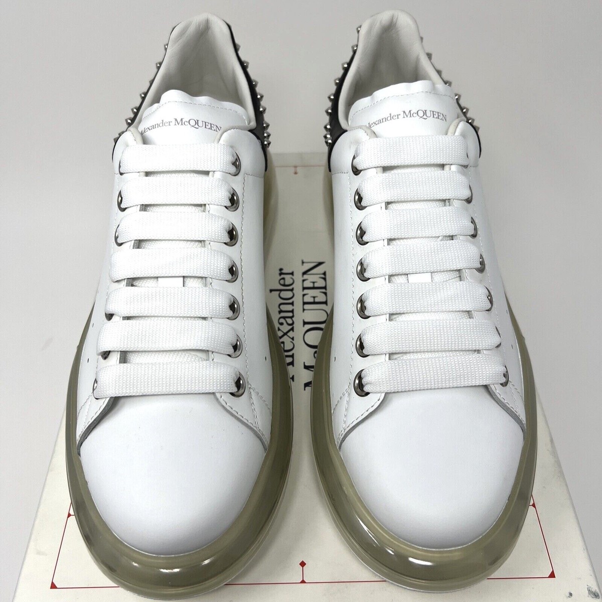 【値下げ】Alexander McQueen2014SSオペラシューズ Alexander Mcqueen Oversized Platform Sneakers Leather 44/11