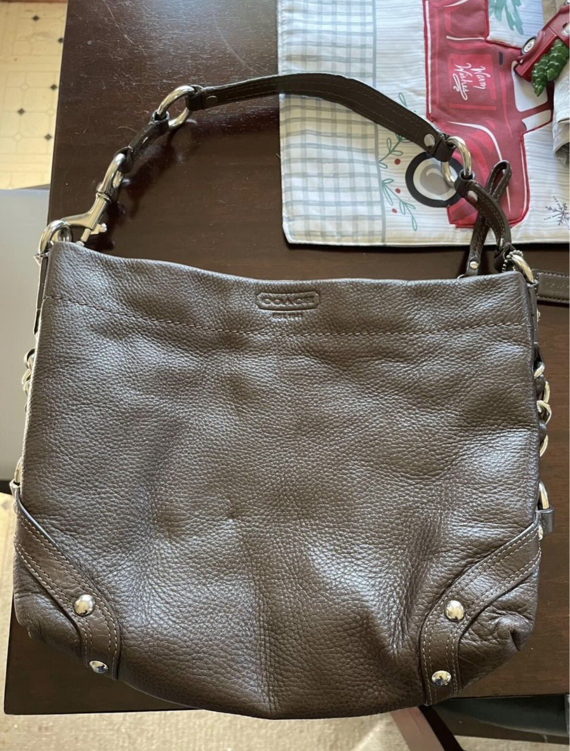 Authentic Coach Carly Hobo Bag - Gem