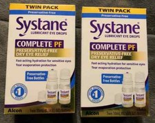 Systane COMPLETE PF Lubricant Eye Drops Total 4 Bottles EXP 2026 NEW SEALED