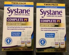 Systane COMPLETE PF Lubricant Eye Drops – Total 4 Bottles (EXP 2026+) NEW SEALED