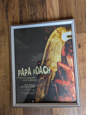 Papa Roach Between Angels and Insects + UK tour framed vintage original NME page