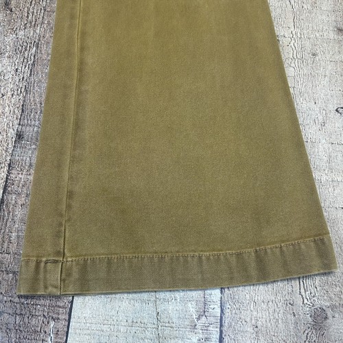 Free People Corin High Waisted Button Front Wide leg Pant Size 2 Mustard - Picture 7 of 12