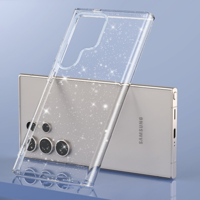 For Samsung S26 Ultra S25 FE S24 S23 S22 A15 Shockproof TPU Bling Glitter Case