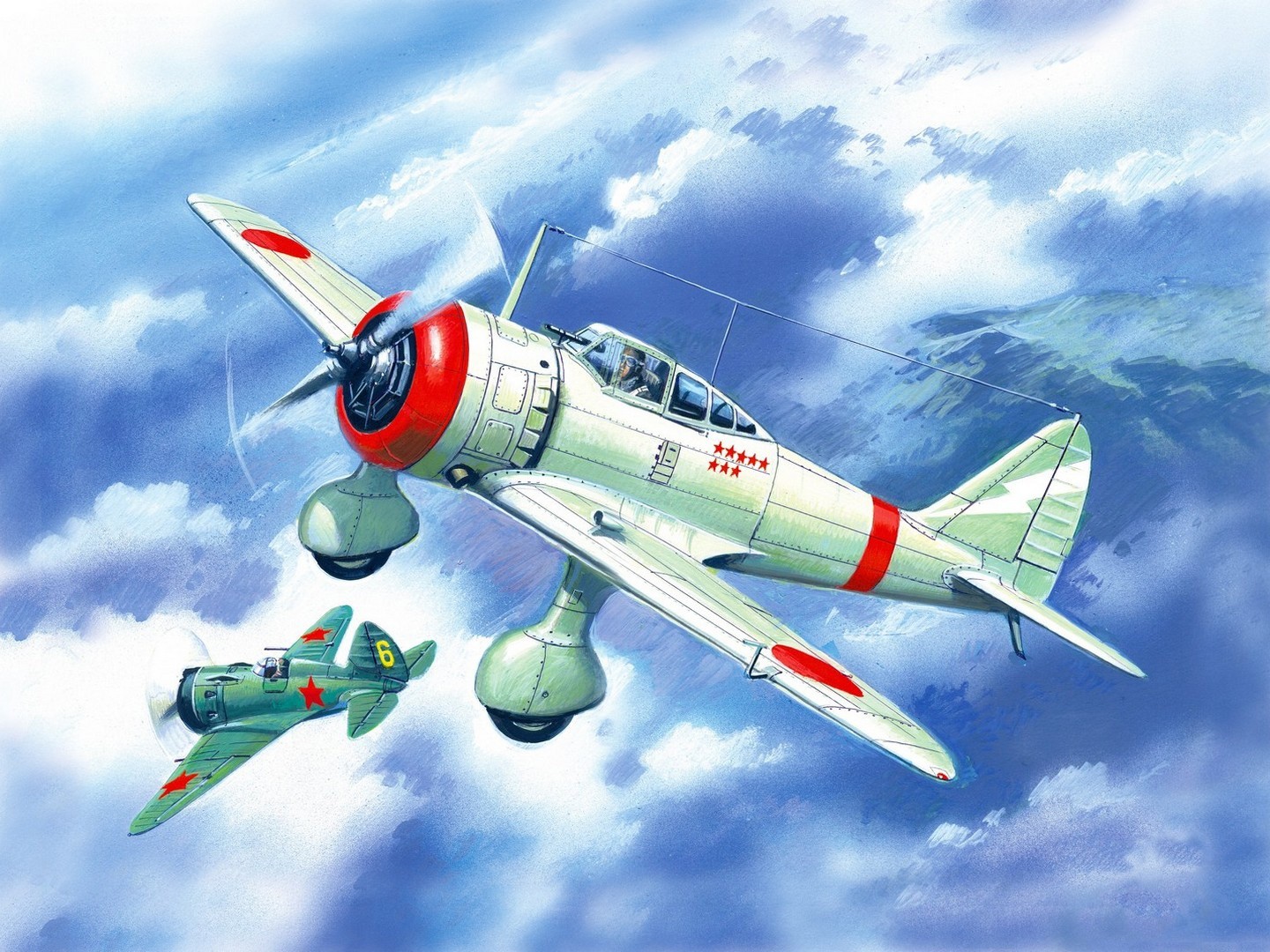 ICM 1:72 Ki-27b Japanese Army Fighter Plastic Model Kit