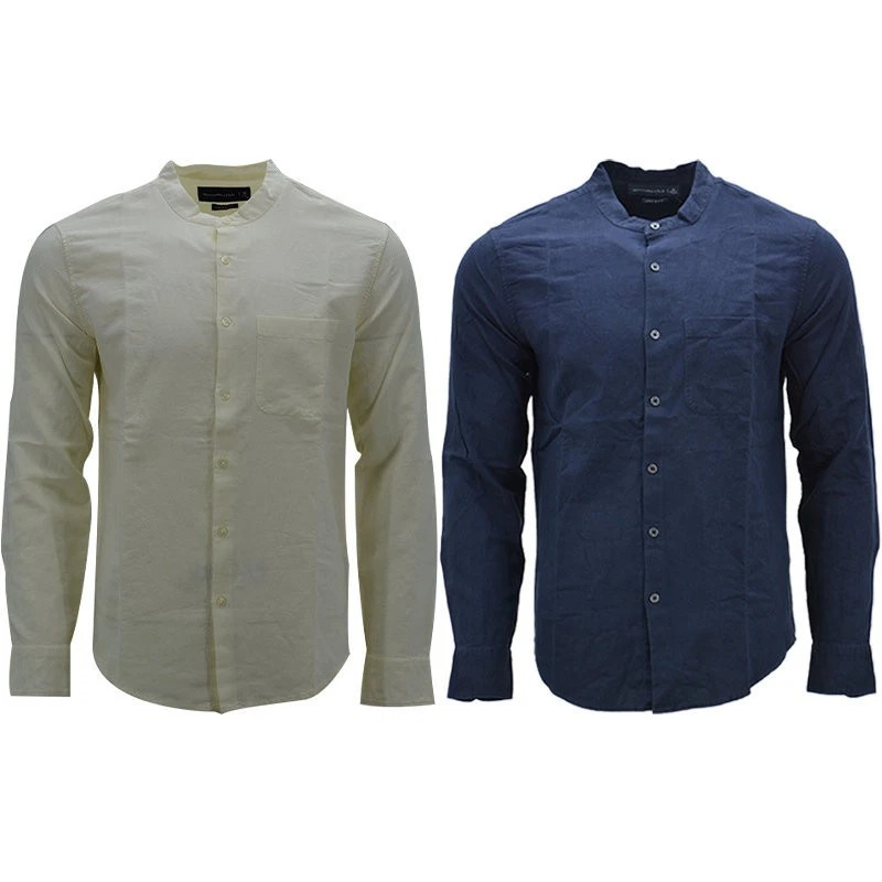 ABERCROMBIE & FITCH Mens Shirt Summer Long Sleeve Soft Cotton Casual Formal Top