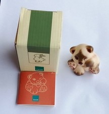 Statuetta thun di un gattino con scatola e titolo di autenticità