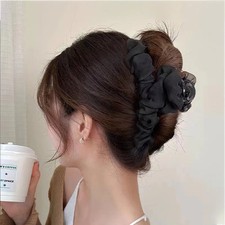 for Women's Elegant Mesh Hairpin Large Claw Clip for Secure Hair Holding 13x4x4