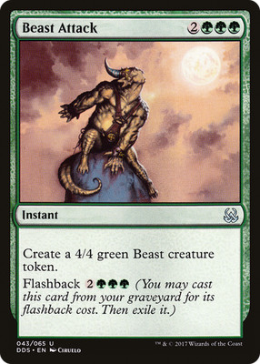 Beast Attack 43/065 Near Mint DDS Duel Decks: Mind vs. Might MTG Magic