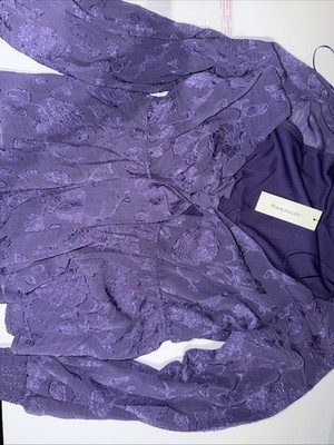 Francesca s Woman s Shirt Medium Purple