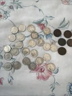 Lot Of 25 90% Silver Roosevelt Dimes - Pre 1965 Plus 5 Indian Head Pennies 1882