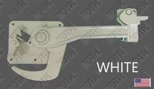 Whiting Style Door Lock & Keeper WHITE Morgan Box Truck Trailer Roll Up Overhead