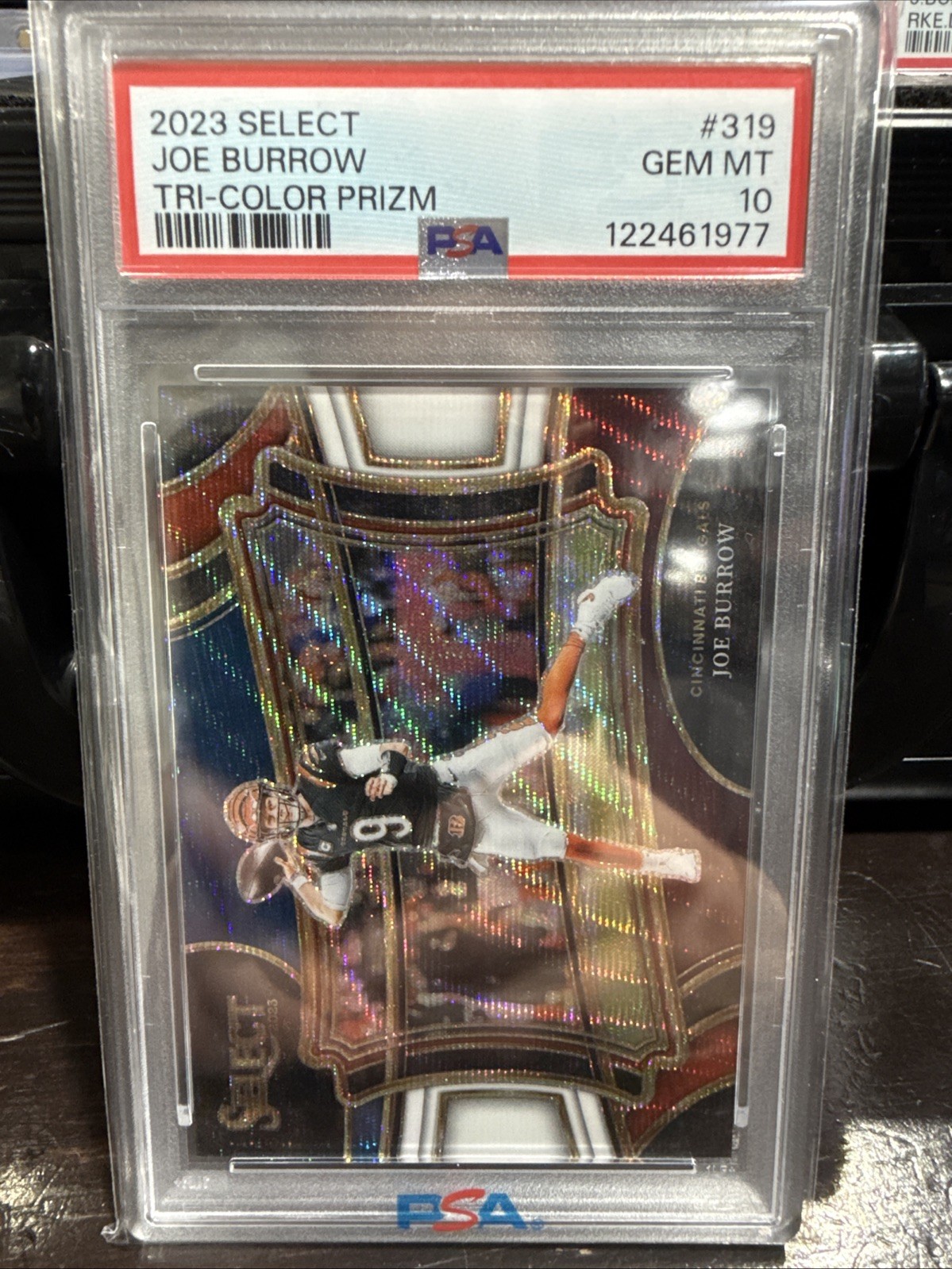 2023 Select Field Level Tri-Color Prizm #319 Joe Burrow /75 PSA 10!🚀🧨!