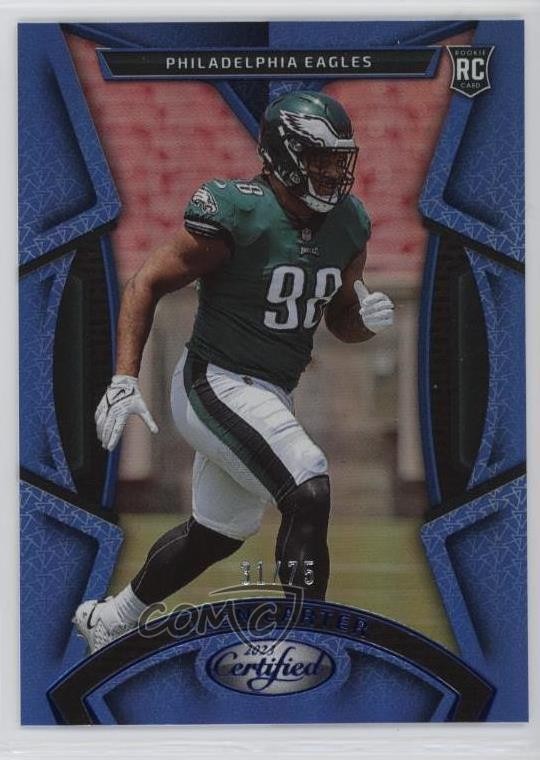 2023 Certified Rookies Mirror Blue /75 Jalen Carter #140 rf2