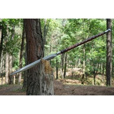 Custom Handmade Carbon Steel Blade Viking Spear Sword | Hunting Sword Camping