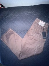 True Religion Brand Jeans 108335 Men's Bracken Brown Cargo Pants Size 36