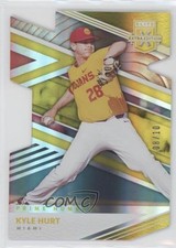 2020 Panini Elite Extra Edition Prime Numbers Gold Die-Cut 8/10 Kyle Hurt 1l2