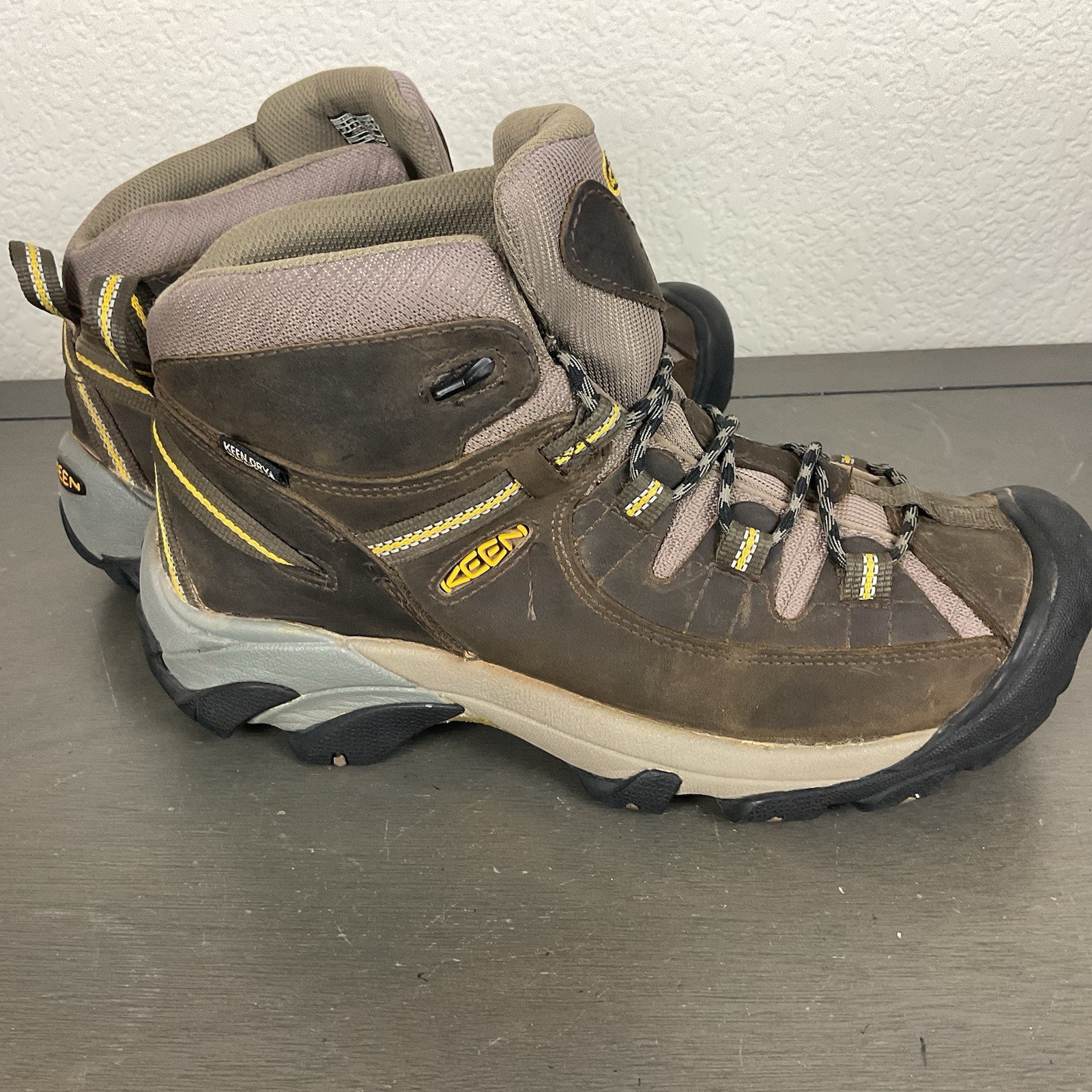 Stivali da trekking Keen marroni Targhee II mid top impermeabili taglia 9