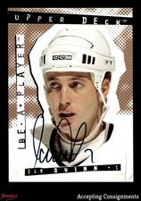 1994-95 Be A Player Autographs #89 Dan Quinn ON CARD AUTO