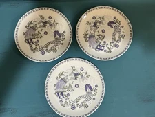 Figgjo Lotte Turi ~  Wiinblad Style 8" Salad Plate Norway 1960s Lot Of 3