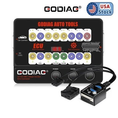 GODIAG For BMW CAS4 CAS4+ Test Platform GT100 OBDII Break Out Box E/CU Connector